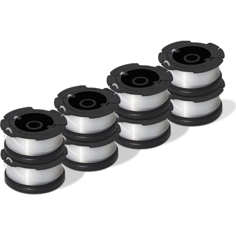 Nylon-trimmerfadenspule Für Black+decker Af-100-3zp Kompatiblen Trimmer – 7er-pack