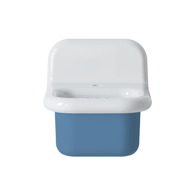 Retro-waschbecken Aus Keramik, 35 Cm – True Colors Lite – Pastellblau