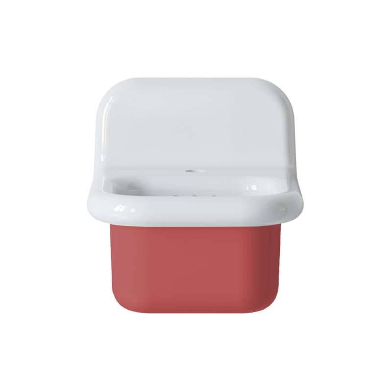 Retro-waschbecken Aus Keramik, 35 Cm – True Colors Lite – Antikrosa