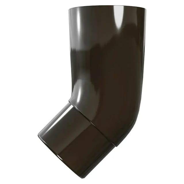 Marley Fallrohr-Bogen 45 Grad DN 105 Braun