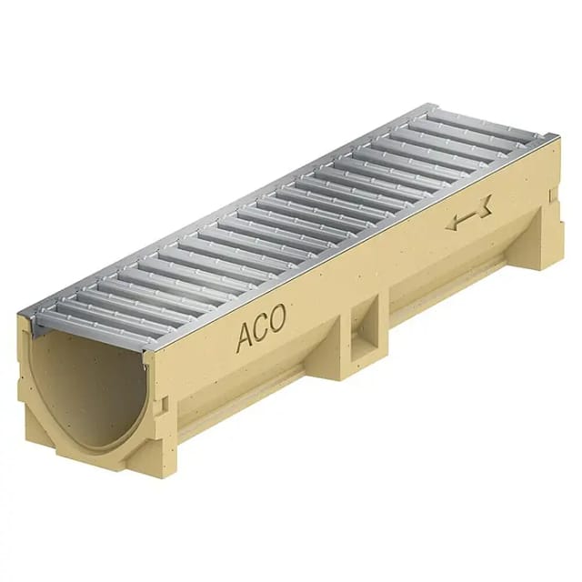 ACO Rinne Self-Standardline mit stahlverzinktem Stegrost 50 cm