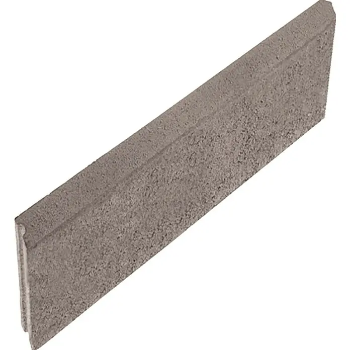 EHL Rasenkantenstein Grau mini abgerundet 50 cm x 15 cm x 5 cm