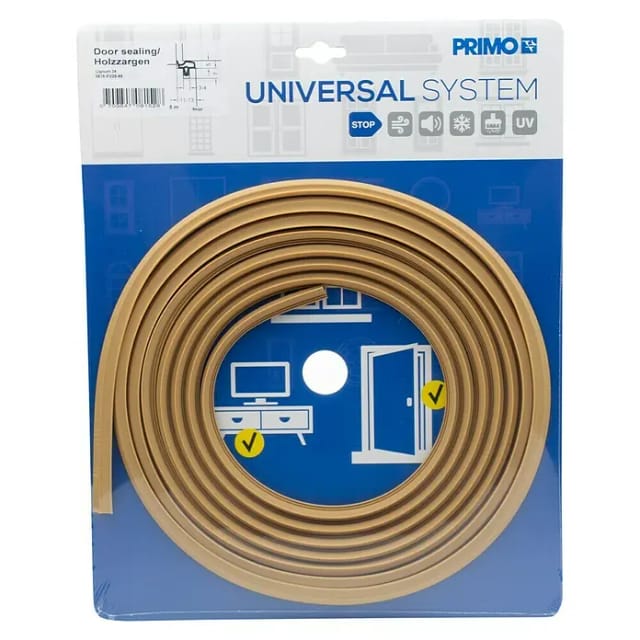 Primo Türdichtung Holzzarge Lignum 34 Beige 3-4 mm x 5 m