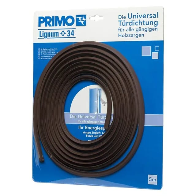 Primo Türdichtung Holzzarge Lignum 34 Mahagoni 3-4 mm x 5 m