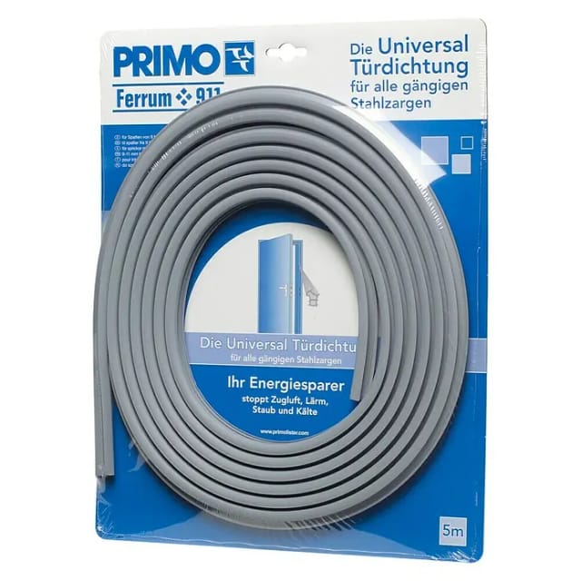 Primo Stahlzargendichtung Ferrum 911 Grau 9-11 mm x 5 m