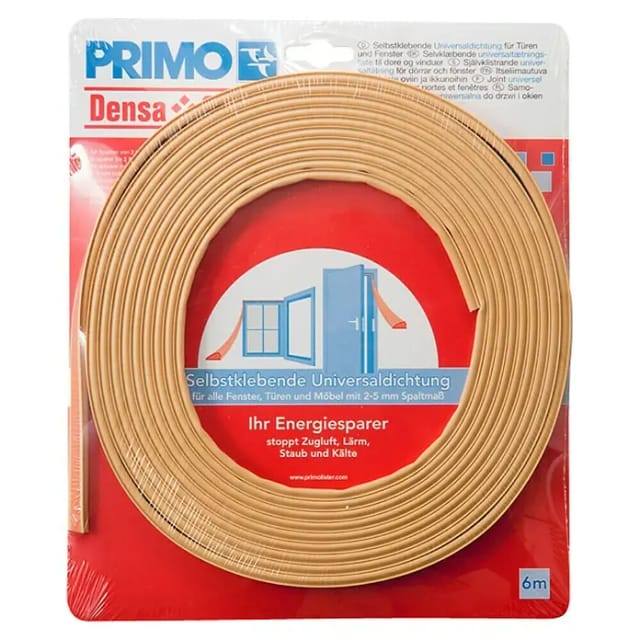 Primo selbstklebende Universaldichtung Densa 25 Beige 2-5 mm x 6 m