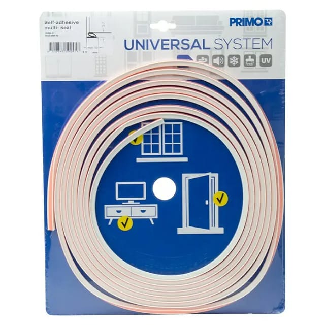 Primo selbstklebende Universaldichtung Densa 37 Weiß 3-7 mm x 6 m