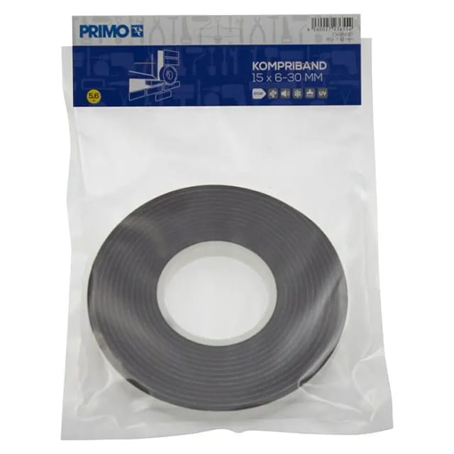 Kompriband 15 x 6 - 30 mm Länge 5,6 m