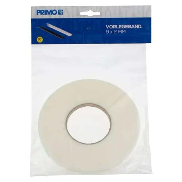 Vorlegeband 9 x 2 mm Länge 10 m Weiß
