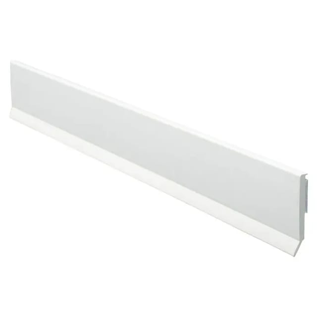 Flachleiste mit Lippe selbstklebend 30 x 2,5 mm Nutzlänge 147,5 cm Weiß