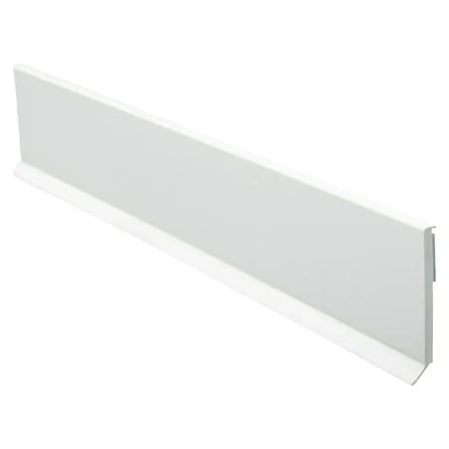 Flachleiste mit Lippe selbstklebend 40 x 2,5 mm Nutzlänge 97,5 cm Weiß