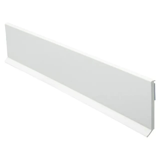Flachleiste mit Lippe selbstklebend 40 x 2,5 mm Nutzlänge 147,5 cm Weiß