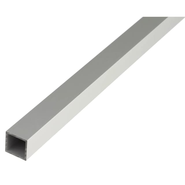 Vierkantrohr Silber eloxiert 50 mm x 50 mm x 1000 mm