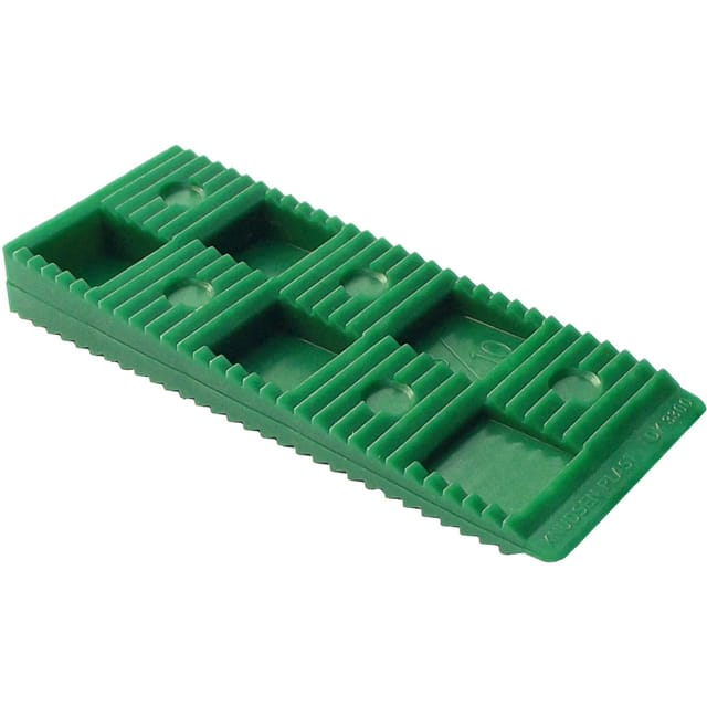 30 Keile pro Hänger 80 x 30 x 10 mm Grün