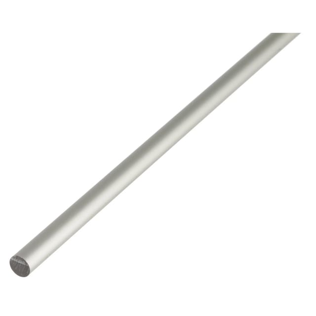 Rundstange Silber eloxiert 10 mm x 10 mm x 2000 mm