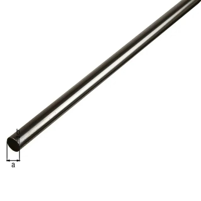 Rundrohr Stahl 16 mm x 16 mm x 1000 mm