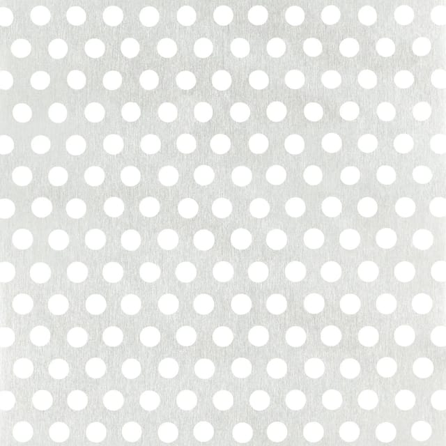 Lochblech Silber eloxiert Lochung rund 200 mm x 1000 mm x 0,8 mm