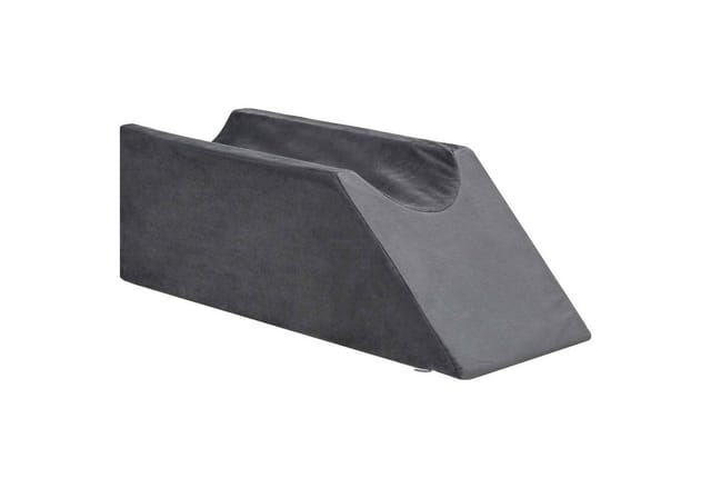 Beinkissen Uni Grau 68 X 25 X 21,5 Cm Pu-schaum Vidaxl