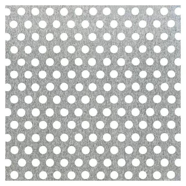 Lochblech Natur Lochung rund 600 mm x 1000 mm x 0,8 mm