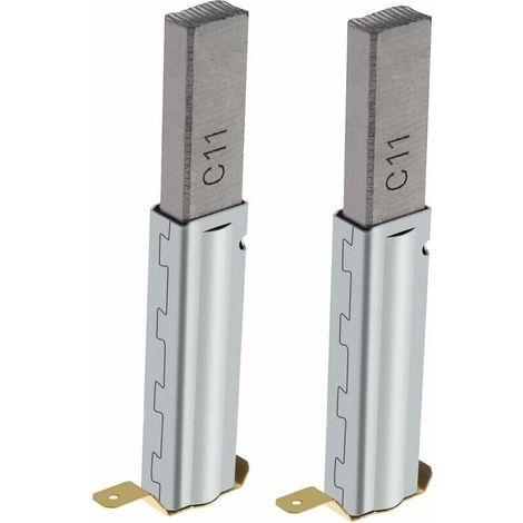 Ersatzkohlebürsten 10 Mm X 6 Mm X 29 Mm – 2 Paare Für Staubsauger Mit 30/60/70/80/90 L Volumen – Material: Kohlenstoff Und Metall