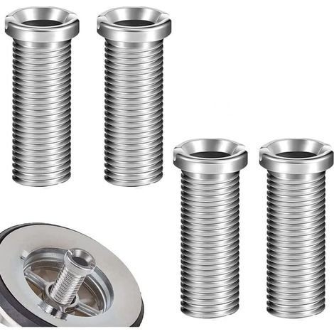 Spülbeckenkorbschrauben 35 Mm Edelstahl Hohlschrauben Abflussstopfenschrauben Für Spülbeckenkorbschrauben Befestigungszubehör Für Küchenwaschbecken (silber)