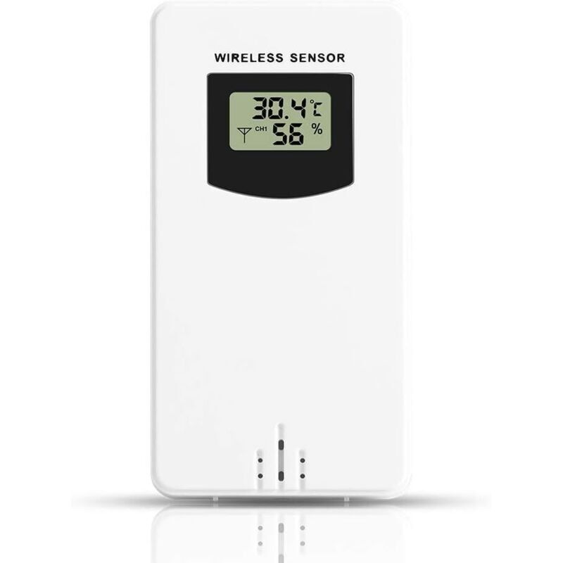 Kabelloser Außensensor Für Wetterstationen – Präzise Temperaturmessung – Wasserdicht Und Leicht – Reichweite Bis Zu 60 Meter