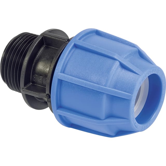 LUX-TOOLS Verbindungsstück für Schlauchanschluss Ø 25 mm x 33,3 mm (R 1 Zoll)