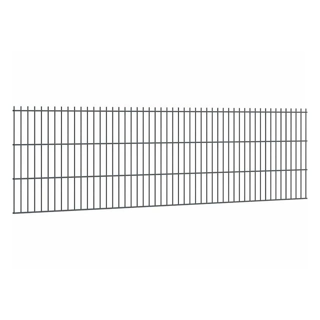 Doppelstabmattenzaun Stärke 8/6/8 Anthrazit 63 x 251 cm