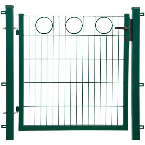 Dekor-Einzeltor Ring Grün 100 x 100 cm