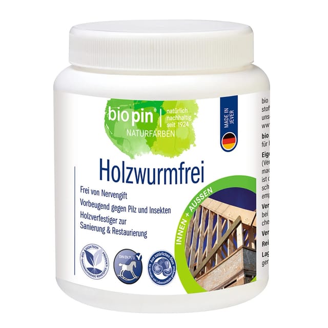 Biopin Holzwurmfrei Transparent 750 ml
