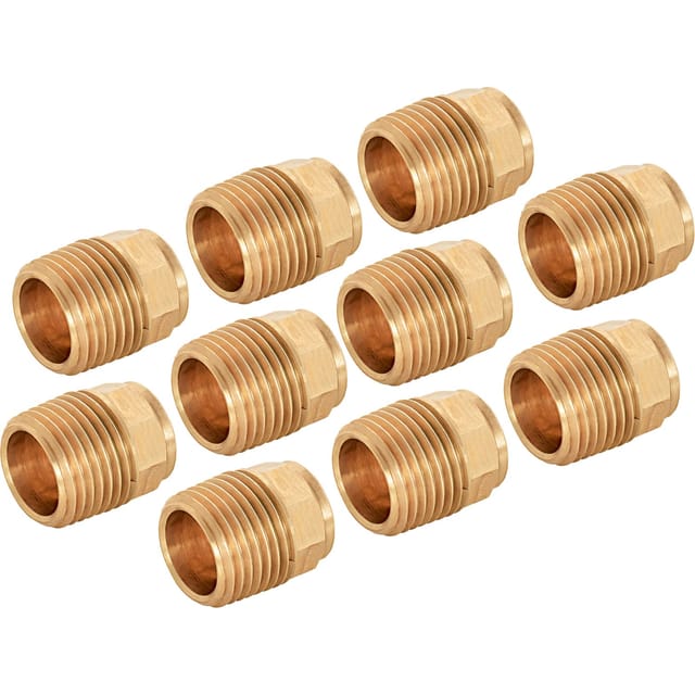 Löt-Übergangsnippel Ø 15 mm x 21 mm (R 1/2) Rotguss 10 Stück