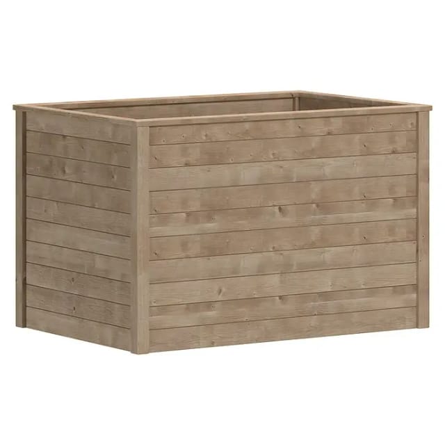T & J Hochbeet Veijle Lärche Natur 80 cm x 125 cm x 85 cm