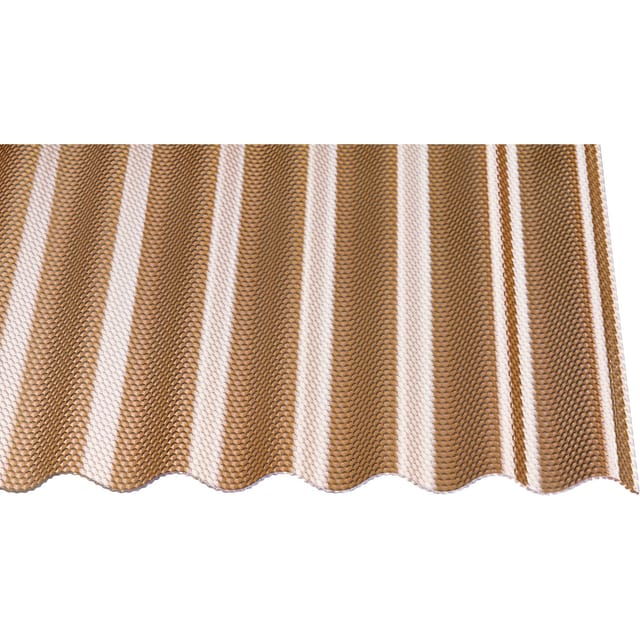 Profilplatte Acryl 76/18 Wabe Bronce 3000 mm x 1045 mm