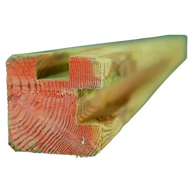 T & J Zaunmodul-System Riad Eckpfosten 9 x 9 x 210 cm