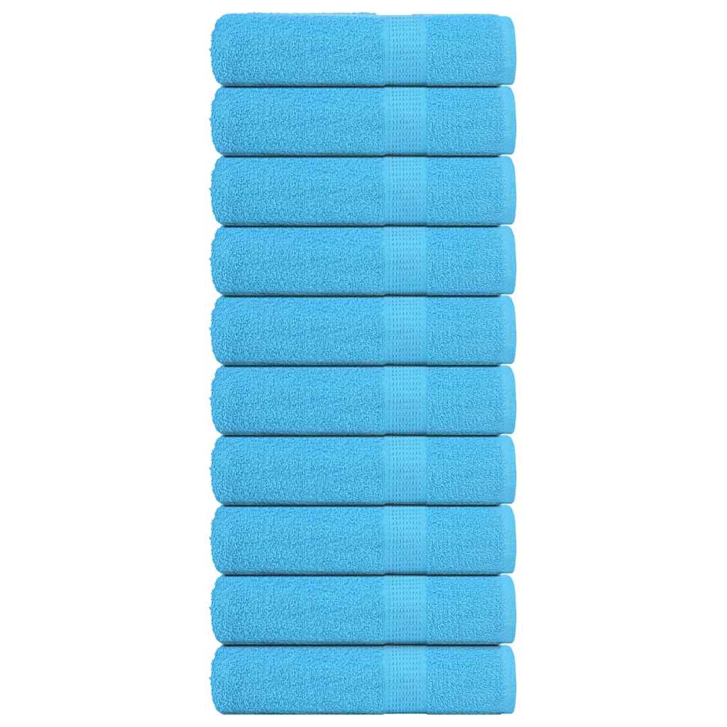 Handtücher Frogn 10 Stk. Türkis 50x100 Cm 360 G/m²