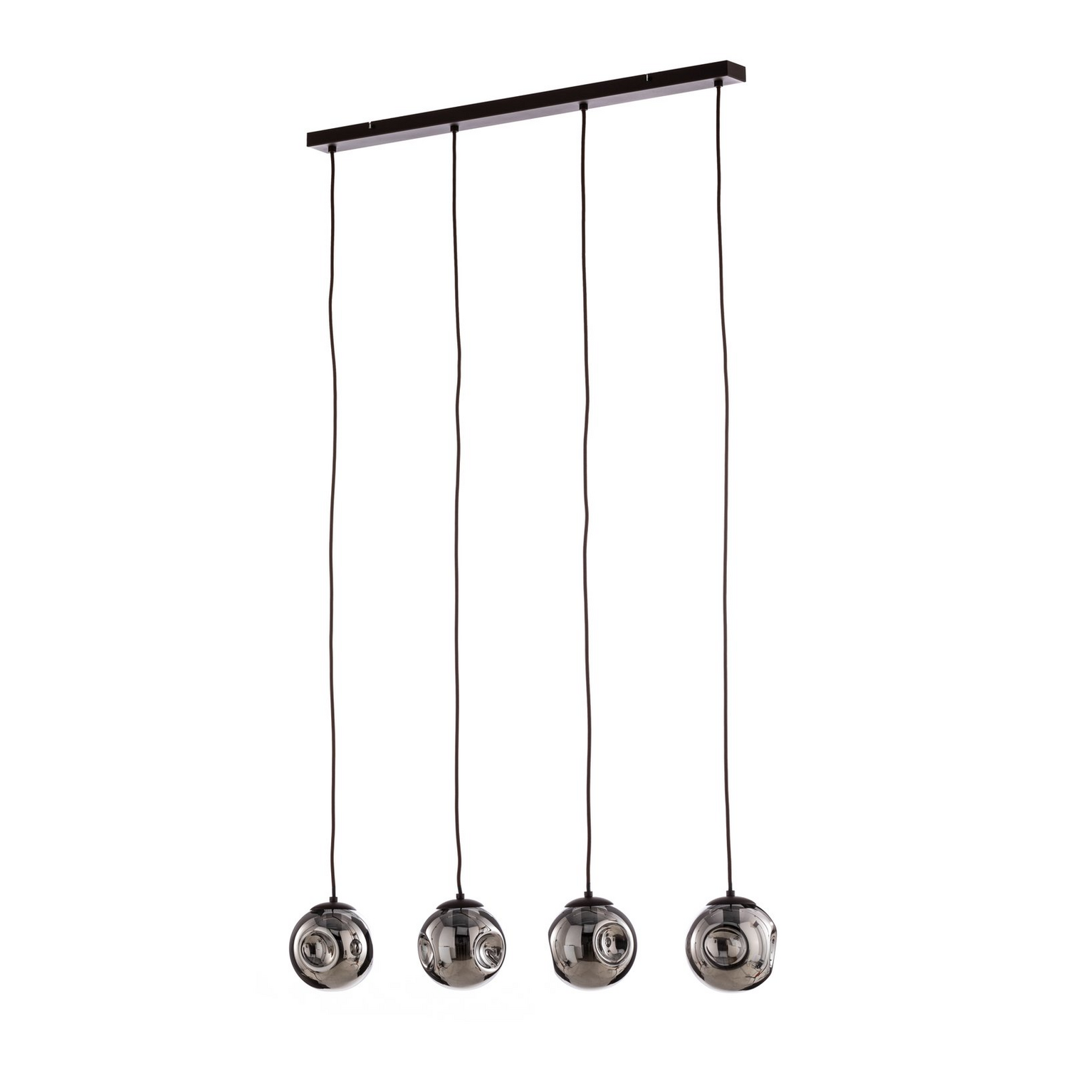 [gebraucht] B-ware Lindby Hängeleuchte Valentina Glas Rund Smoked Deckenlampe Deckenleuchte Spot550