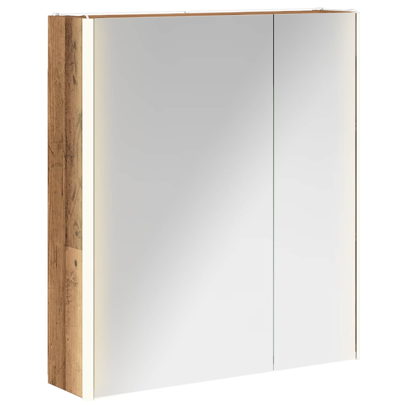 Maison Exclusive - Badezimmerspiegelschrank Altholz 63,5 X 15,5 X
