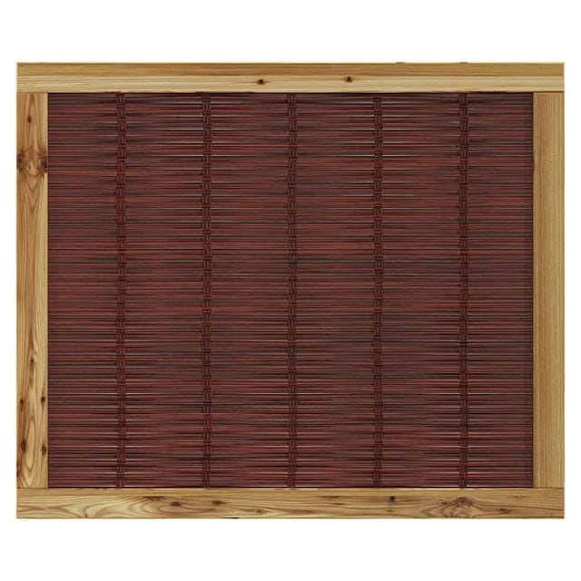 T & J Weidengeflechtzaun Fako mit umlaufendem Rahmen 120 cm x 100 cm