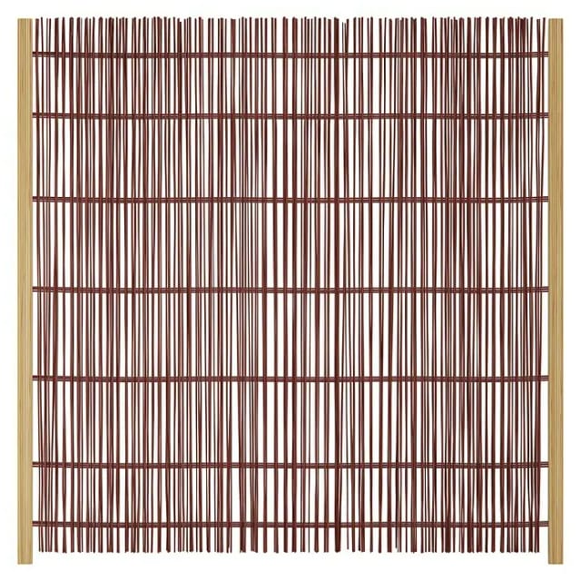T & J Weidengeflechtzaun Fuego mit seitlichem Rahmen 180 cm x 180 cm