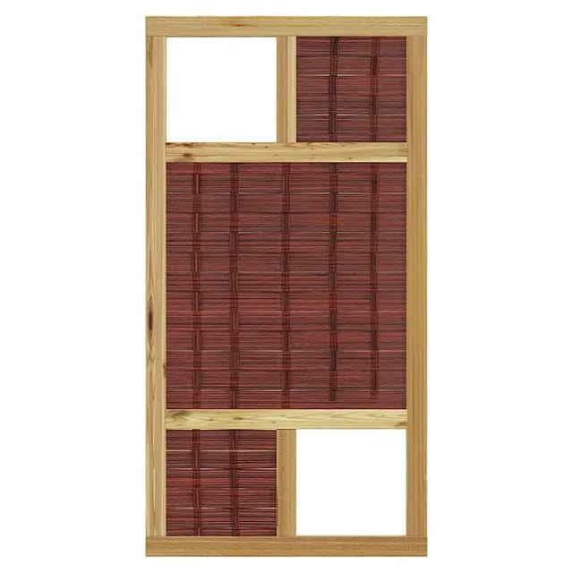 T & J Weidengeflechtzaun Labo-3D Fenster oben und unten 94 x 180 cm