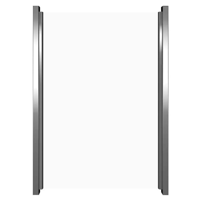 Groja Sichtschutzzaun Ambiente Senkrecht 120 cm x 180 cm x 0,8 cm Klarglas