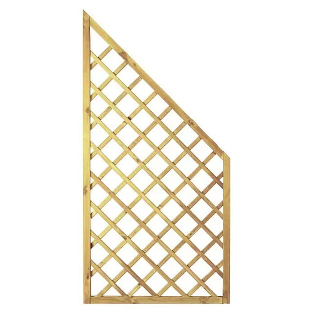 T & J Diagonal Rankzaun Ecke 10x10 90 x 180/90 cm