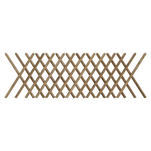 T & J Jägerzaun Braun 250 x 80 cm