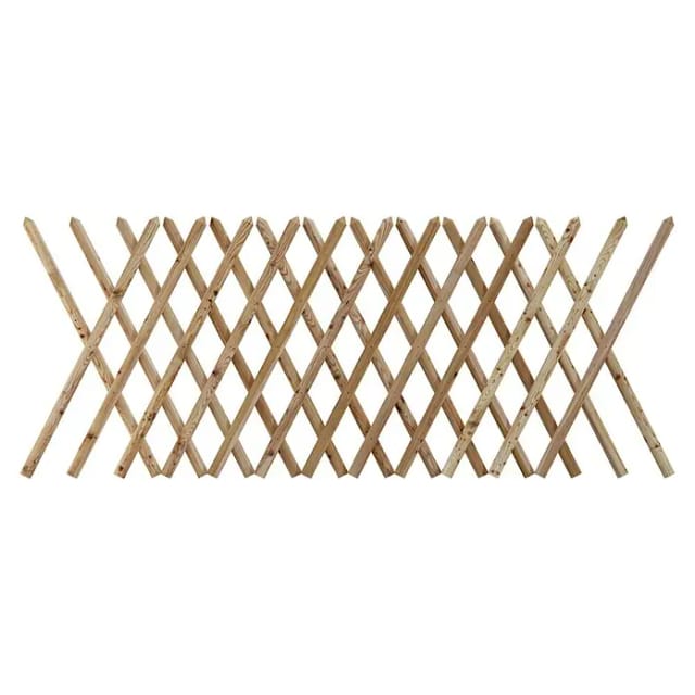 T & J Jägerzaun Braun 250 x 100 cm