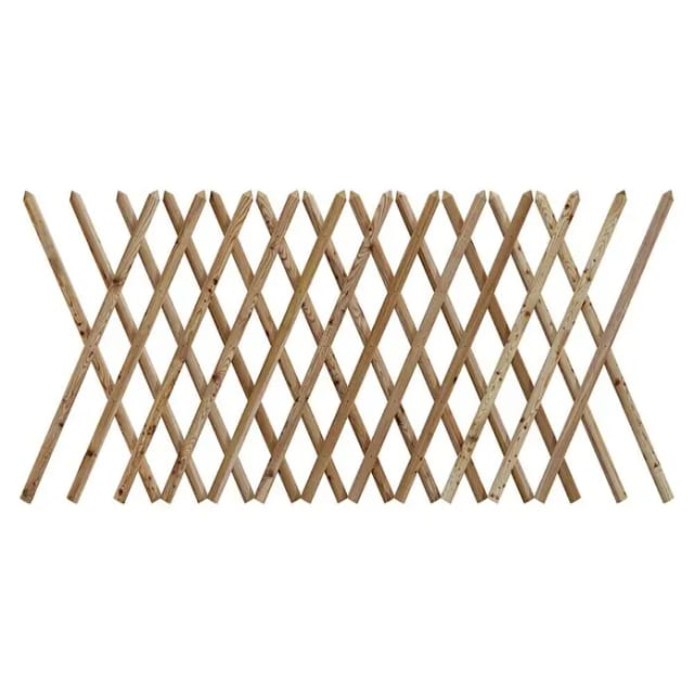 T & J Jägerzaun Braun 250 x 120 cm