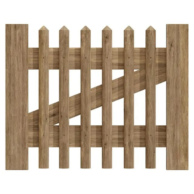 T & J Einzeltor für Senkrechtzaun 100 cm x 80 cm