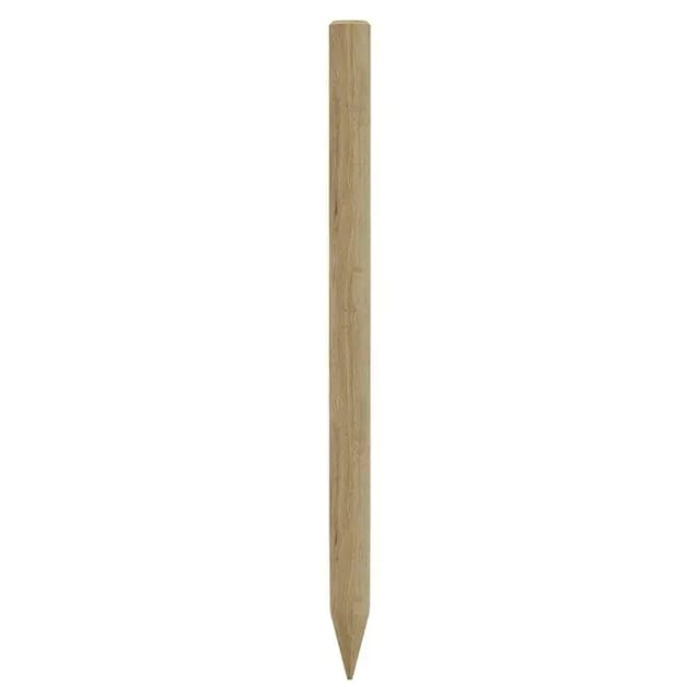T & J Zaunpfahl Braun druckimprägniert Ø 8 cm x 125 cm