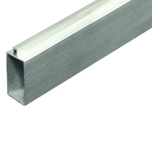 T & J Endleiste Gotland-Serie Silber 20 x 40 x 1795 mm
