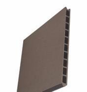 T & J WPC-Lamellen-Steckzaunsystem Tjörn-Serie Schokobraun 20 x 245 x 1795 mm