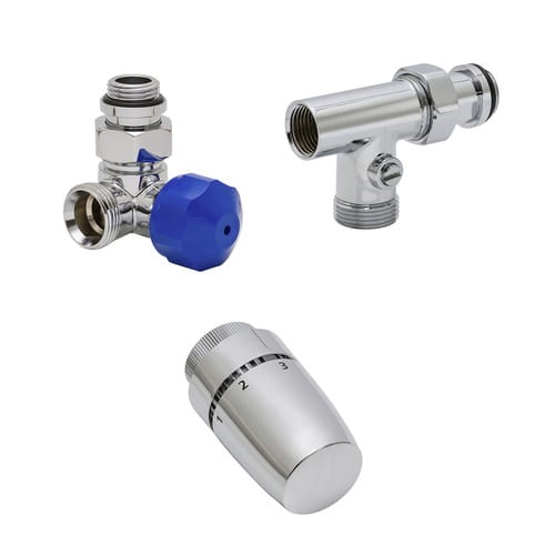 Schulte ExpressPlus Thermostat-Set Mischbetrieb Verchromt Version rechts